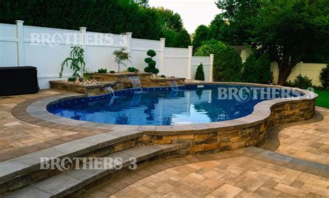 Semi Inground Pools Sizes at Aron Lawson blog