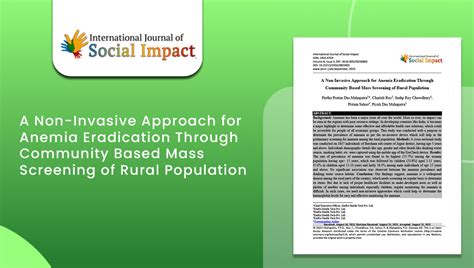 A Non-Invasive Approach for Anemia Eradication Through Community Based ...