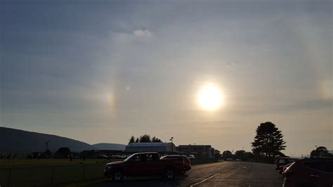 Sun Dog with rainbow Halo | Scrolller