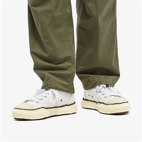 Maison MIHARA YASUHIRO Peterson Low Vintage Sole Canvas Sneaker White ...