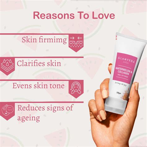 Glamveda Watermelon & Collagen Peel off mask – Glamveda Skincare