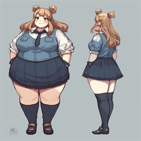 Cute Obese Anime Girl by TBHNATION on DeviantArt