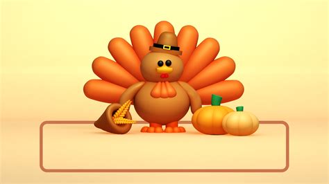 Friendly Thanksgiving Turkey Graphics - Progressive Church Media