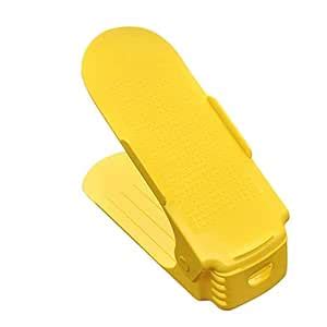 Market Yard Adjustable Double Deck Shoe Rack Space Saving Plastic ...