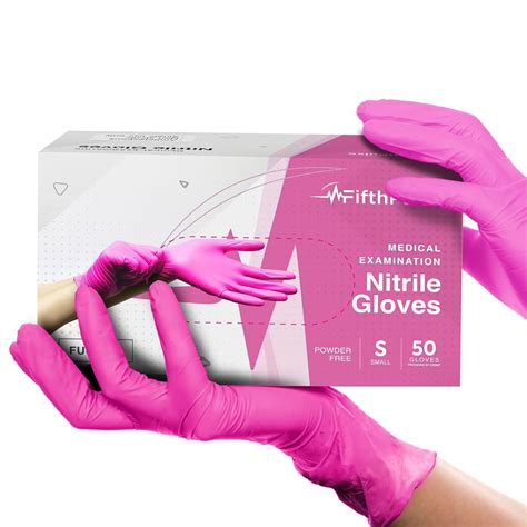50 Fuchsia Nitrile Gloves XL - Powder and Latex Free Nepal | Ubuy