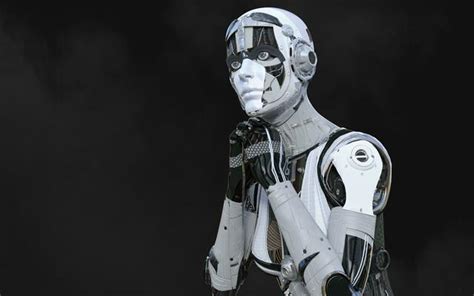 Alien Cyborg Black Background 的图像结果