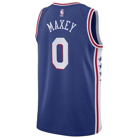 Philadelphia 76ers 22' Premium Icon Tyrese Maxey Swingman Jersey