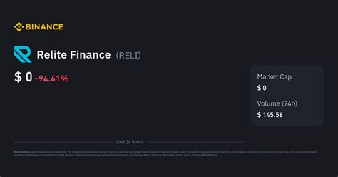 Relite Finance Price Today | RELI to USD Live Price, Market Cap & Chart