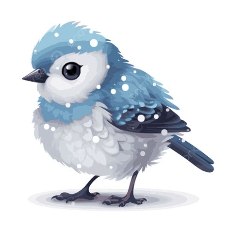 Cute Bird Clip Art Blue