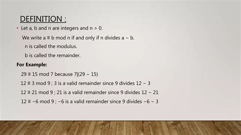 Image result for Basic Modular Arithmetic