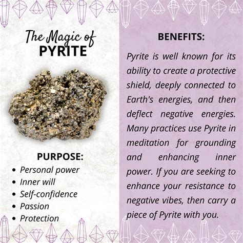 Pyrite Metaphysical Properties