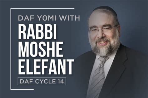 Daf Yomi with Rabbi Elefant - Cycle 14