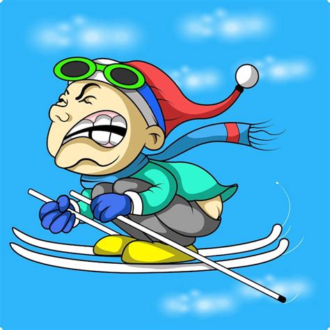 Skifahrer comic-Vektoren – Lade kostenlose, hochwertige Vektoren von ...