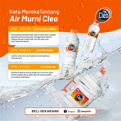 manfaat air cleo oksigen