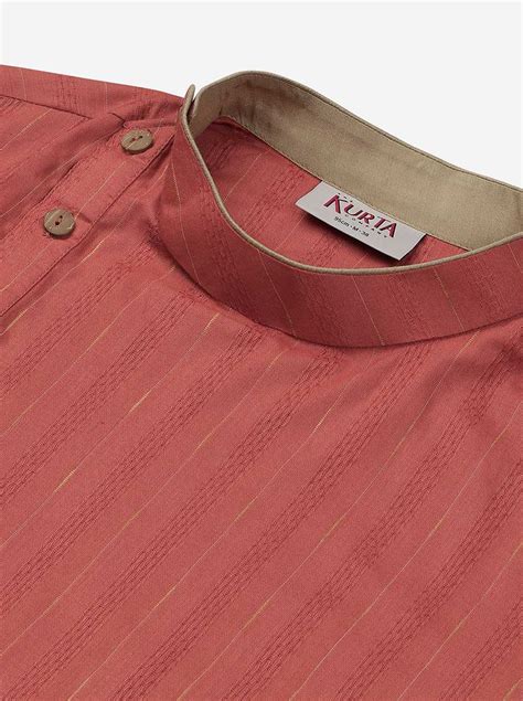 Carrot Peach Kurta for Men – The Kurta Company