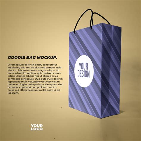 Realistic Paper Bag Mockup 27688032 PSD