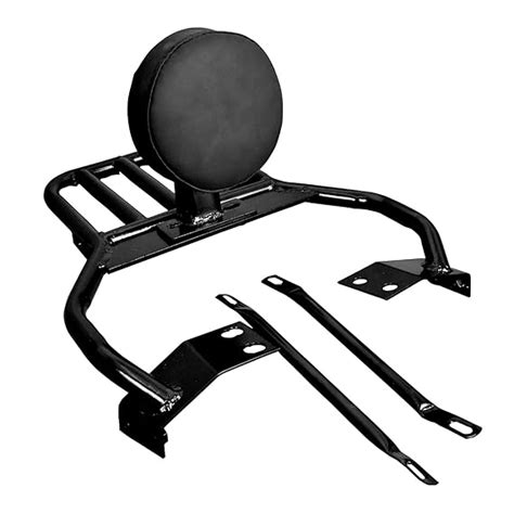 Sai Kirpa Combo for Dominar 400 Adjustable Backrest with Carrier + Side ...