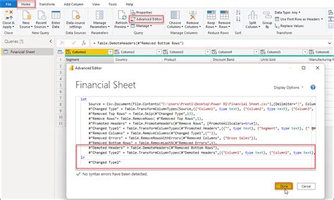 Image result for Power Query App End Files & Remove First Rows