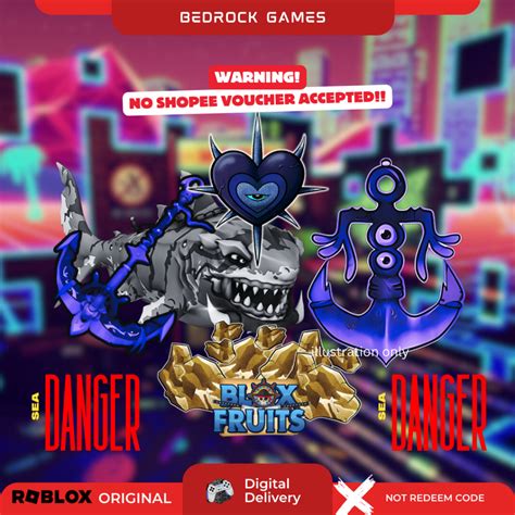 Blok Fruit SEA DANGER Shark Anchor Monster Magnet Fool's Gold - XBOX ...