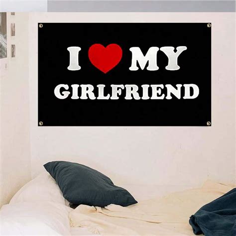 I Love My Girlfriend Flag I Heart My Girlfriend Flag 3x5FT 90x150cm ...