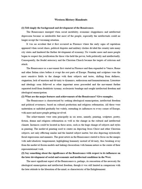 Image result for History Freshman Course Hand Out PDF