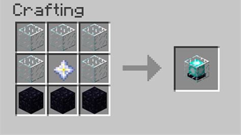 How to make a Minecraft beacon