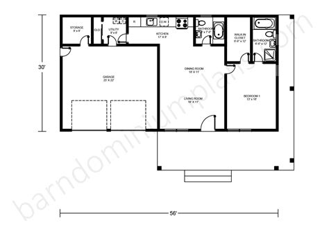 Barndominium House Plan BCO-40043 | Spacious Design - BarndominiumPlans