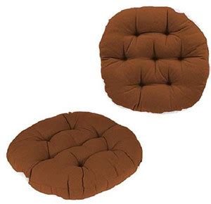 Fajal Cottan Udhyog Cotton Chair Pad Pack of 2 Solid Antique Round ...