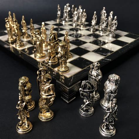 Schach Chess Set Vintage Chess Set Chess Pieces Custom Handmade Chess ...