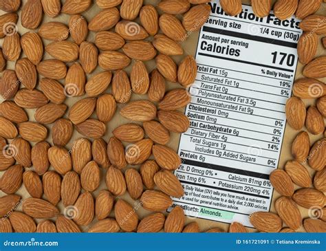 Almonds Nutrition Database at Seth Darcy-irvine blog