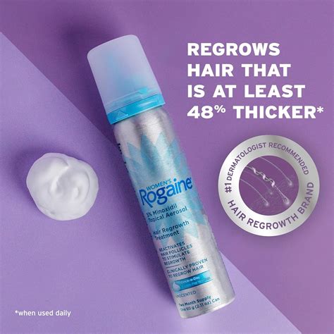 Rogaine for Women 5% Minoxidil Foam, Growth India | Ubuy