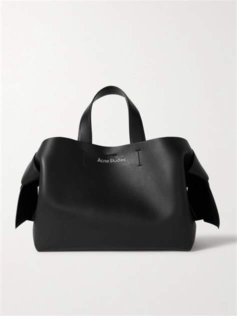 ACNE STUDIOS Musubi knotted leather tote | Leather tote, Trending ...