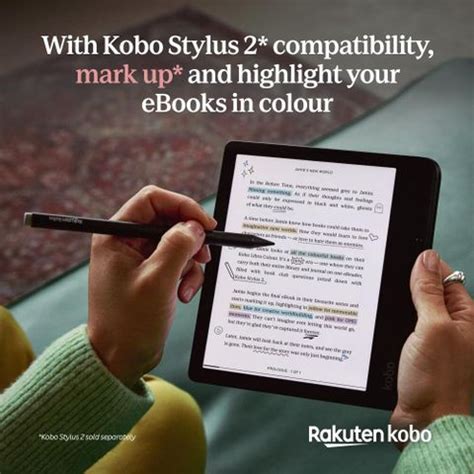 KOBO Libra Colour, eReader, 7” Glare-Free Colour E Ink Kaleido™ 3 ...