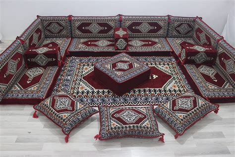 Traditional Arabic Floor Sofa Arabic Majlis Jalsa Ethnic Floor Couch ...