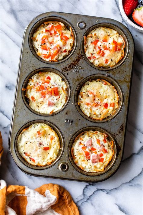 Hash Brown Egg White Nests - PureHealthy.Co