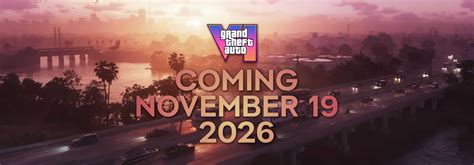 GTA 6 Release Date: November 19, 2026 on PS5 and Xbox Series X|S