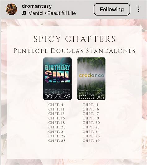 Spicy Chapters in Birthday Girl and Credence by Penelope Douglas | Boeken