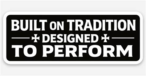 Built on tradition black and white slogan by Maltese Microfiber ...