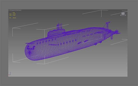 Oscar Class Submarine - 3D Model by FiniasK
