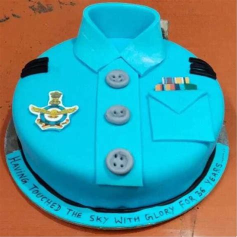 Delhi Special: Air Force Uniform Theme Cake Delivery in Delhi NCR ...