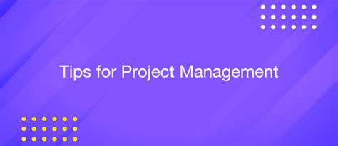 Project Management Tips 的图像结果