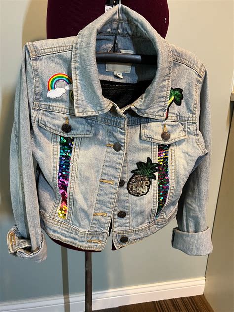Up Cycled Childrens Denim Jacket - Etsy trong 2024