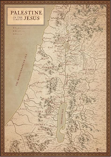 Peta Alkitab Simpan Palestina di Masa Yesus - Poster Indonesia | Ubuy