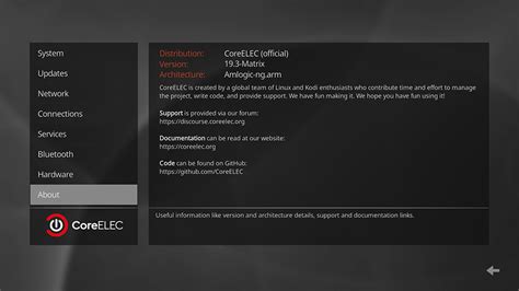 coreelec:ce_support [CoreELEC Wiki]