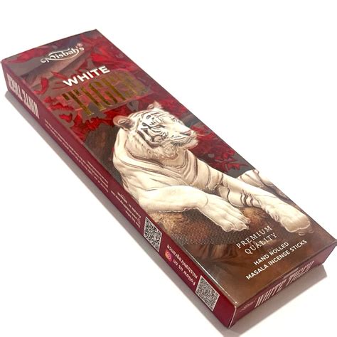 Misbah's WHITE TIGER Premium Masala Incense Sticks (50 gms) – aavyaa