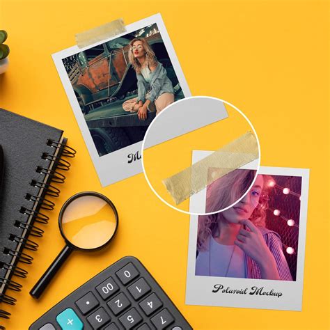 32+ Best Free Polaroid Mockup PSD Templates for Inspiration