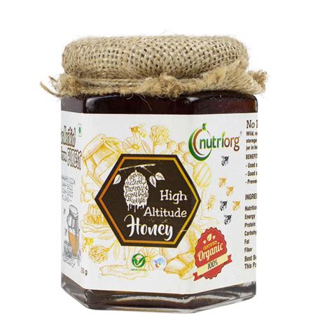 Buy NUTRIORG CERTIFIED ORGANIC HIGH ALTITUDE HONEY 500G Online & Get ...