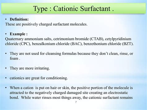 Surfactant used in cosmetics. | PPTX