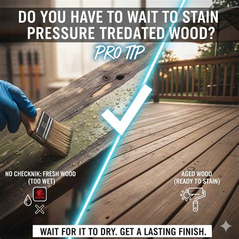 Do You Have to Wait to Stain Pressure Treated Wood? Pro Tip