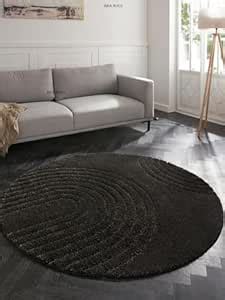 Buy RIFA RUGS Handwoven Pure Woolen Round Carpets Collection with 1,0 ...